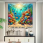Preview: Diamond Painting Ozean mit Korallenriff, Nemo